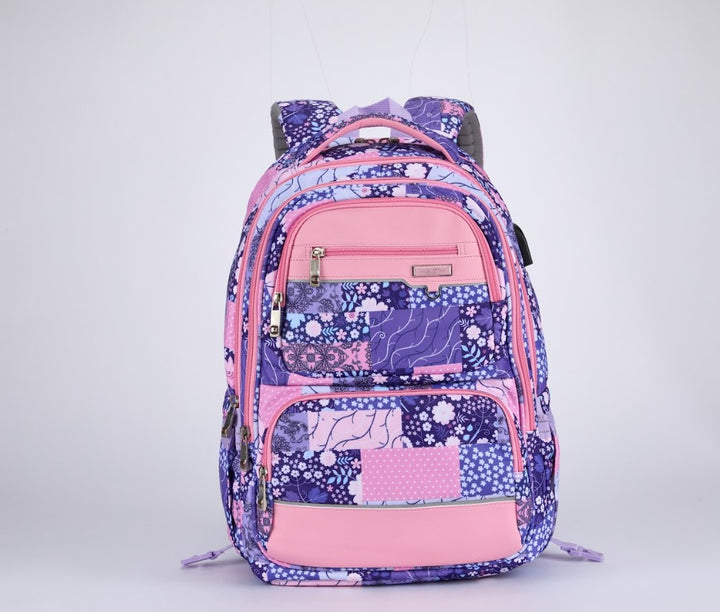 Floral Mosaic Arc Backpack