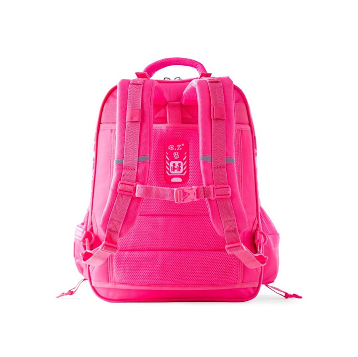 3D Pink Princess Hearts 3-Piece Stair-Climbing Trolley School Bag Set