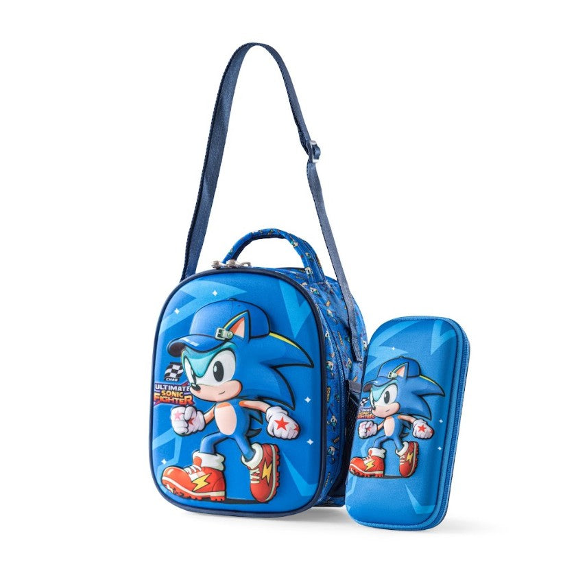 Sonic 3D Speed Fighter Trolley School Bag Set