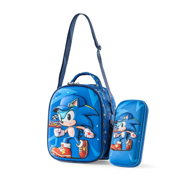 Sonic 3D Speed Fighter Trolley School Bag Set