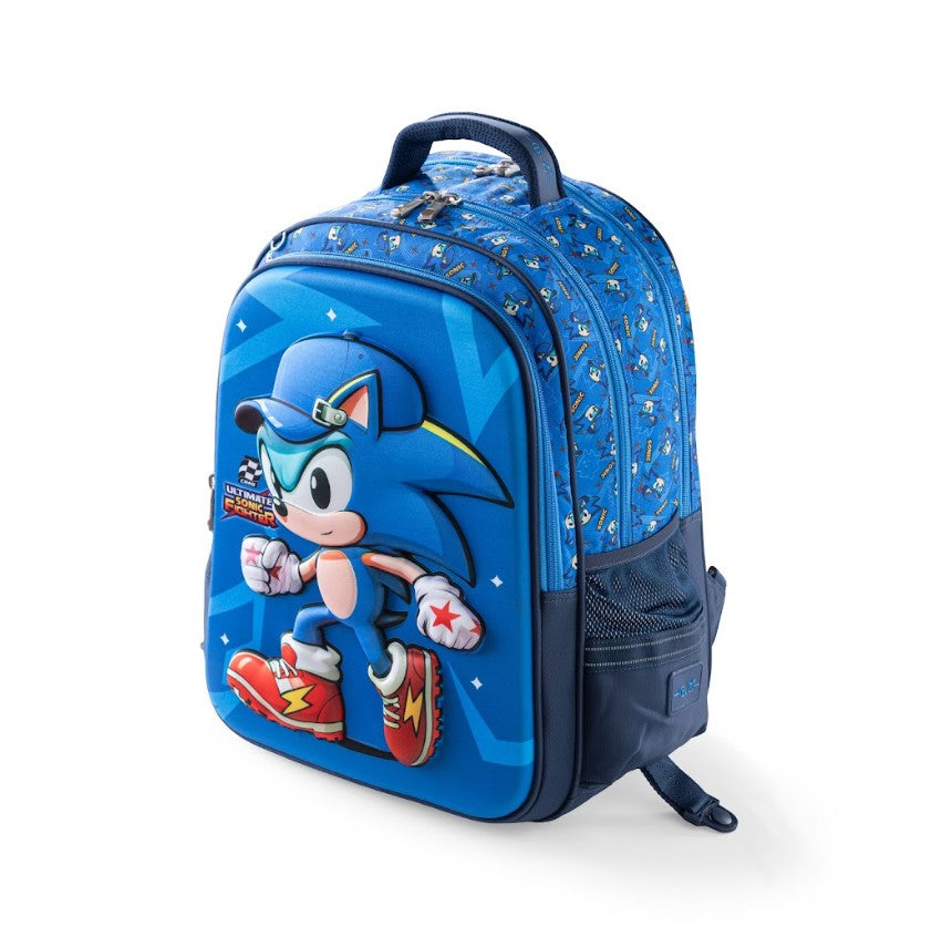 Sonic 3D Speed Fighter Trolley School Bag Set