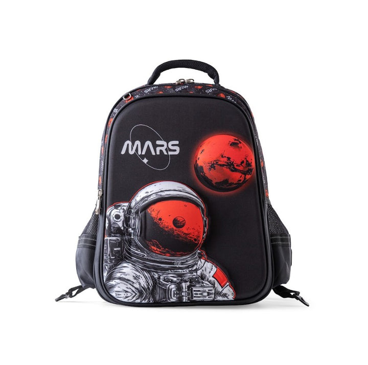 3D Mars Astronaut Space Explorer 3-Piece Stair-Climbing Trolley School Bag Set