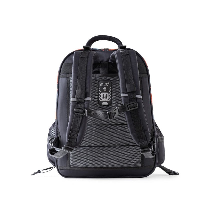 3D Basketball Relief Trolley School Bag Set