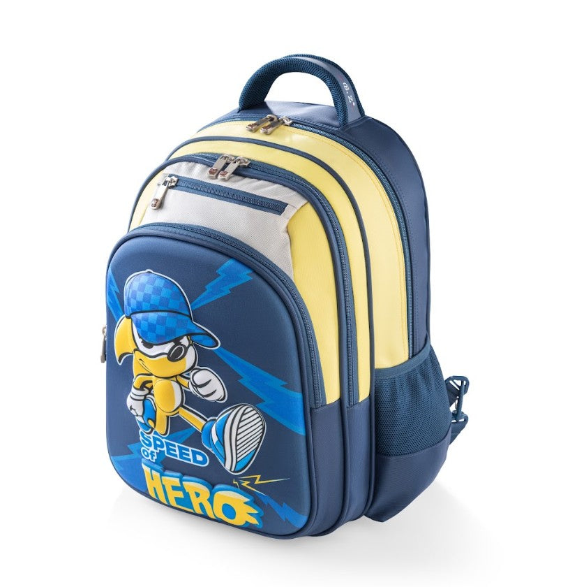 3D Speed of Hero Trolley School Bag Set