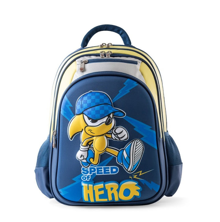3D Speed of Hero Trolley School Bag Set