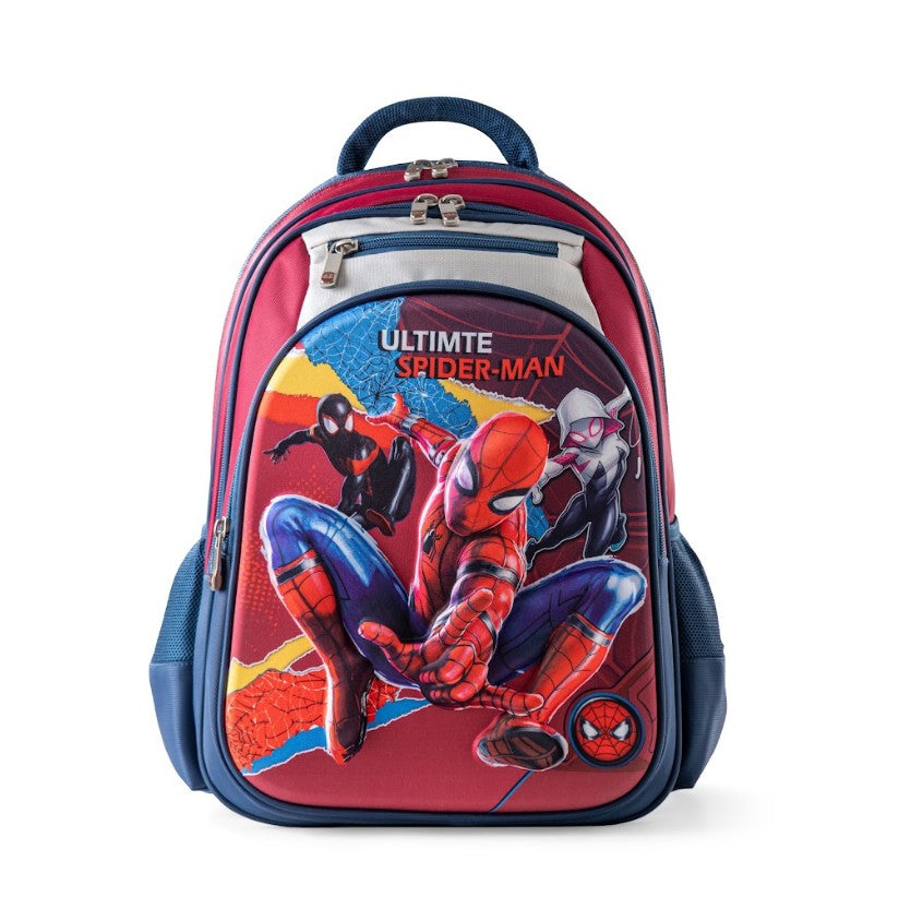 3D Ultimate Spider-Man Trolley School Bag Set