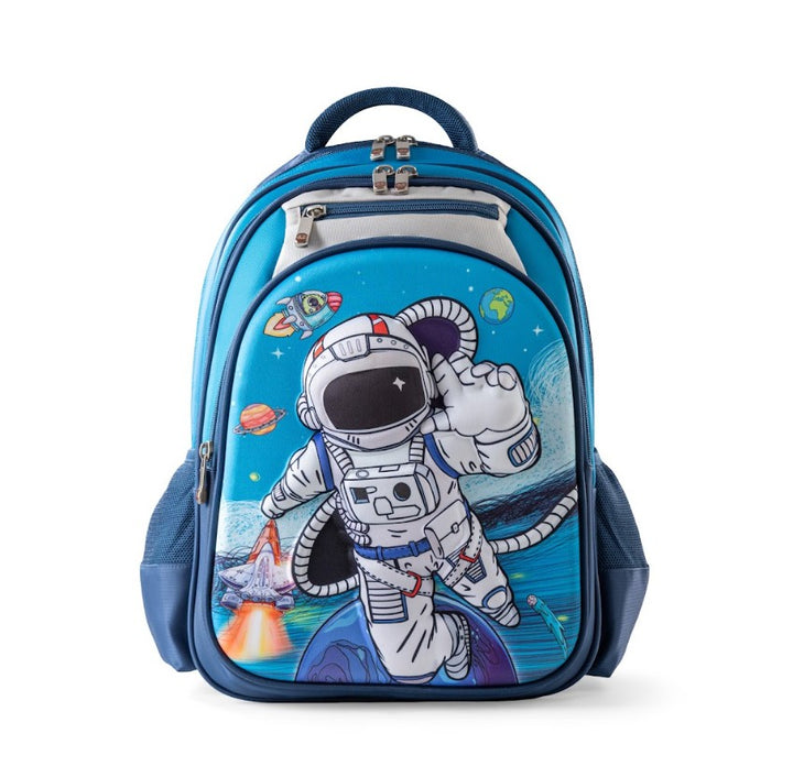 3D Astronaut Galaxy Explorer Trolley School Bag Set
