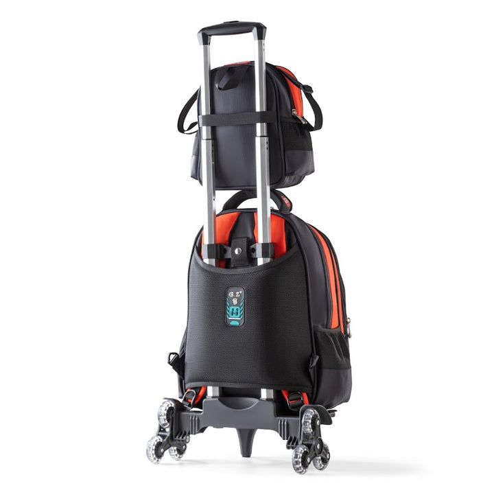 3D Slam Dunk Basketball Trolley School Bag Set