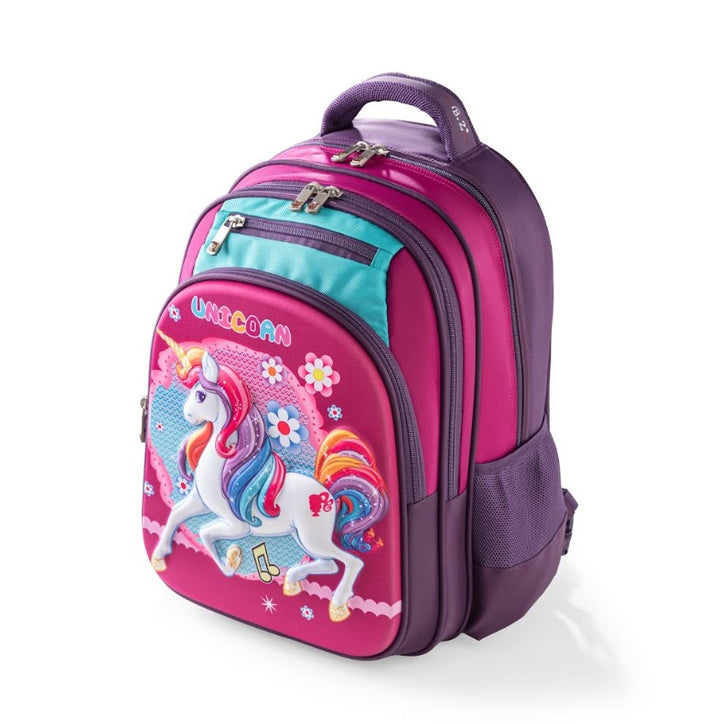 Dreamy Unicorn Rolling Backpack for Girls