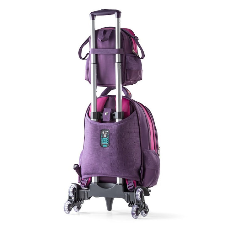 Dreamy Unicorn Rolling Backpack for Girls
