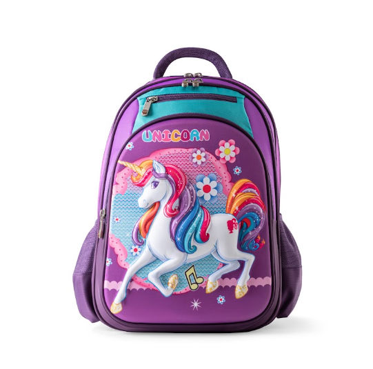 Unicorn Dream 3-Piece Stair-Climbing Trolley Backpack Set
