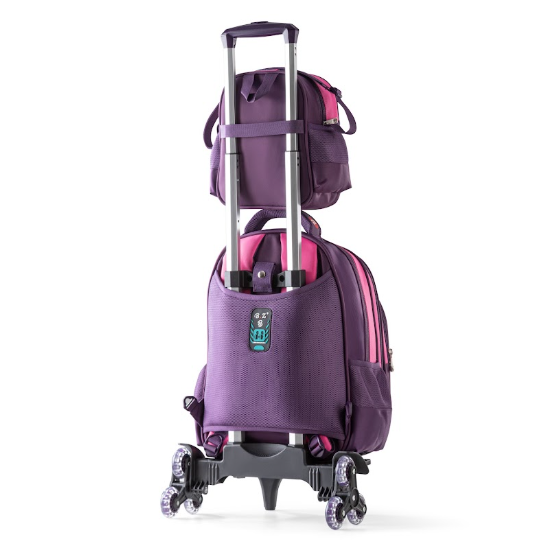 Princess Realm 3-Piece Stair-Climbing Trolley Backpack Set