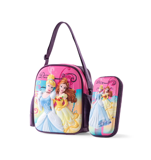 Princess Realm 3-Piece Stair-Climbing Trolley Backpack Set