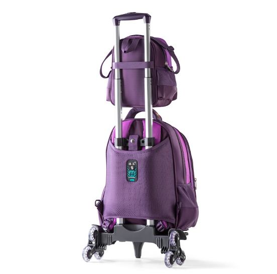 Enchanted Princess Realm 3-Piece Stair-Climbing Trolley Bag Set