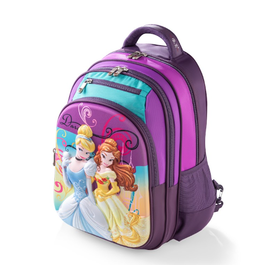 Enchanted Princess Realm 3-Piece Stair-Climbing Trolley Bag Set