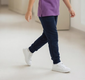 100% Cotton Navy Blue Cuffed Jogger Sweatpants