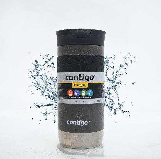 Contigo Autoseal West Loop Stainless Steel Travel Mug ( 470ML ) - Graphite Gray