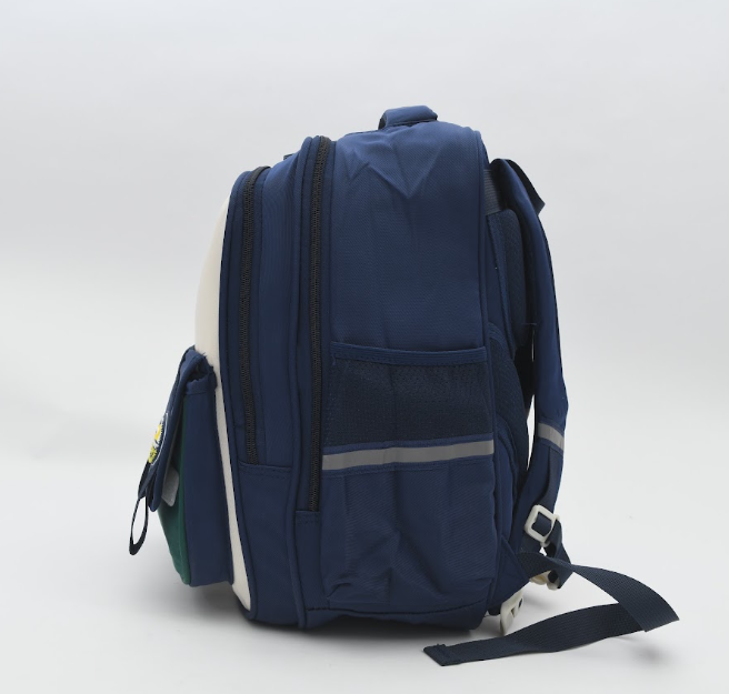 Preppy Color-Block School Backpack