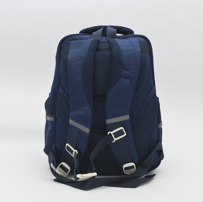 Preppy Color-Block School Backpack