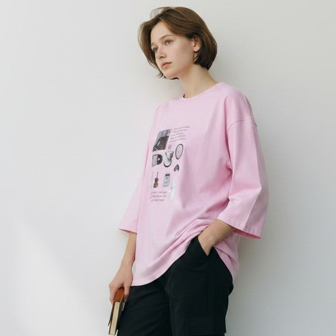 The 'Artsy Journal' Oversized Pullover