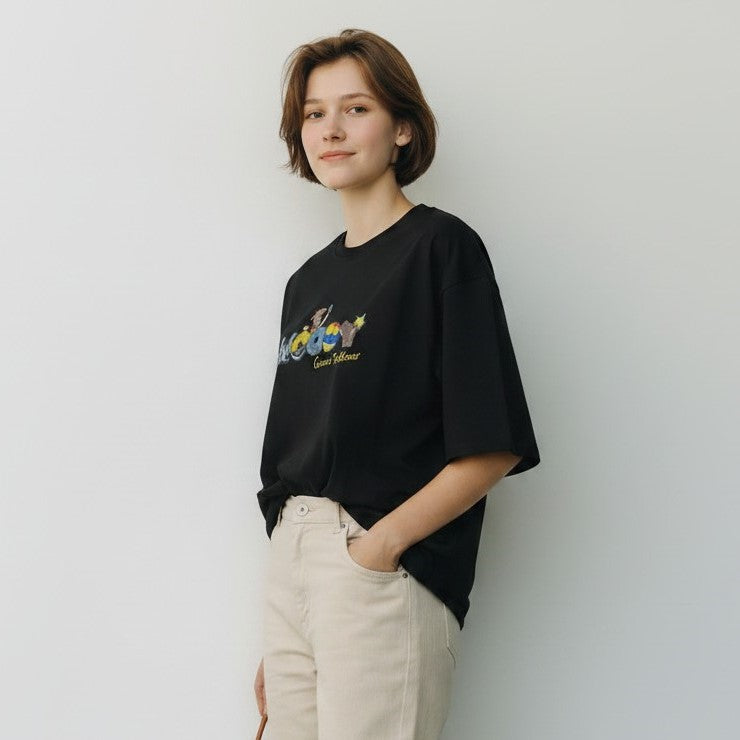 Retro Toy Story Inspired Drop-Shoulder Tee