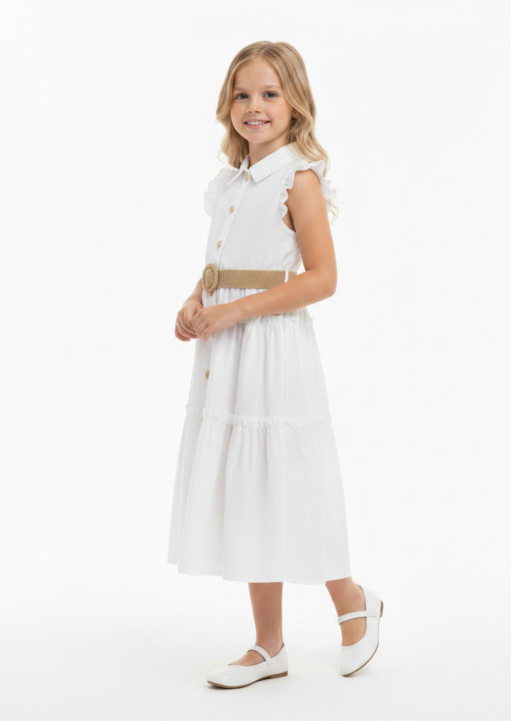 Summer Breeze Ruffled Tiered Dress