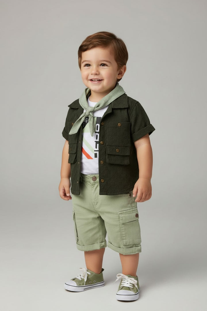 Little Adventurer Safari Green Cargo Set