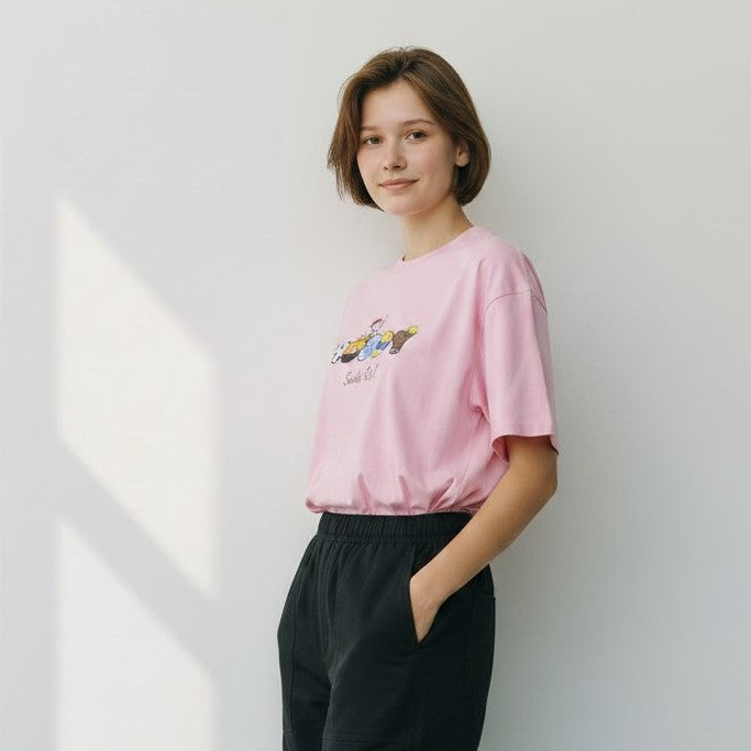 Retro Toy Story Inspired Drop-Shoulder Tee