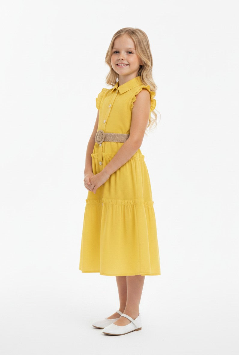 Summer Breeze Ruffled Tiered Dress