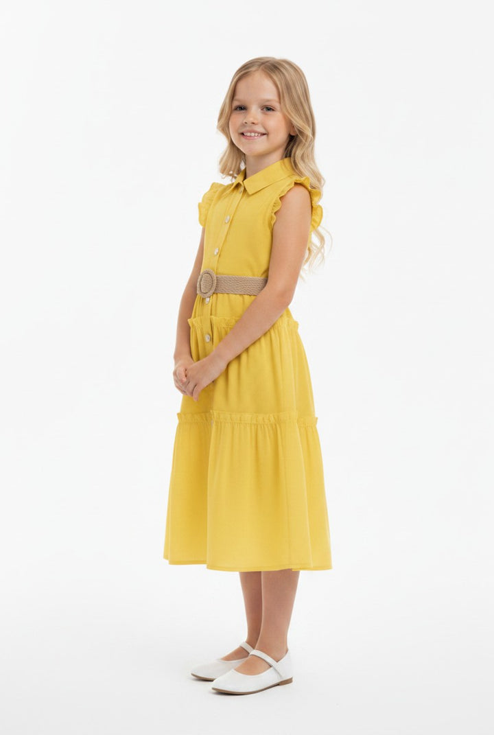 Summer Breeze Ruffled Tiered Dress