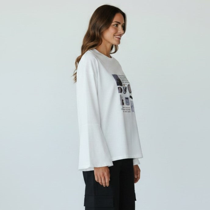 The 'Artsy Journal' Oversized Pullover