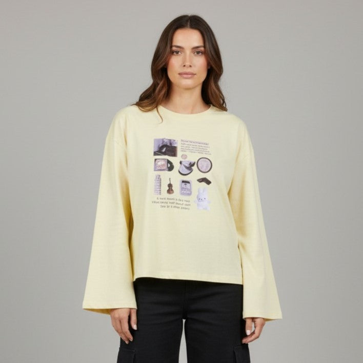 The 'Artsy Journal' Oversized Pullover