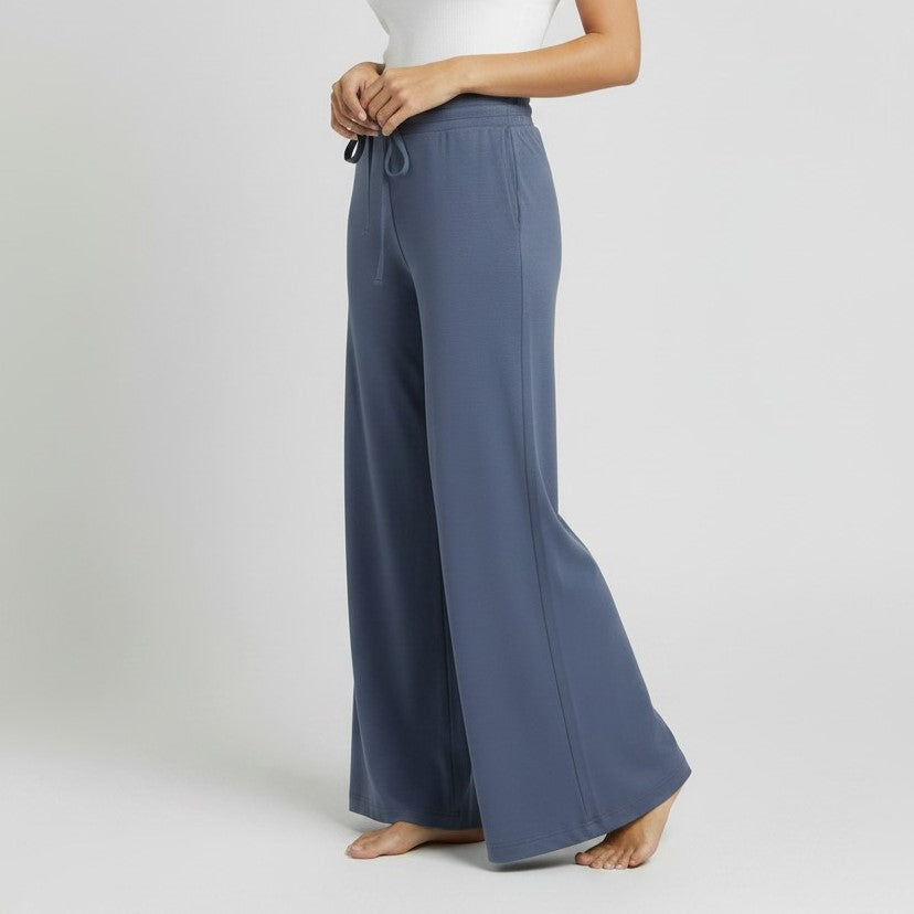 CloudComfort Knit Wide-Leg Lounge Pants
