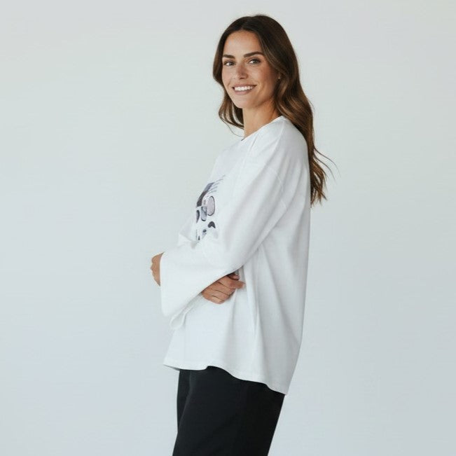 The 'Artsy Journal' Oversized Pullover