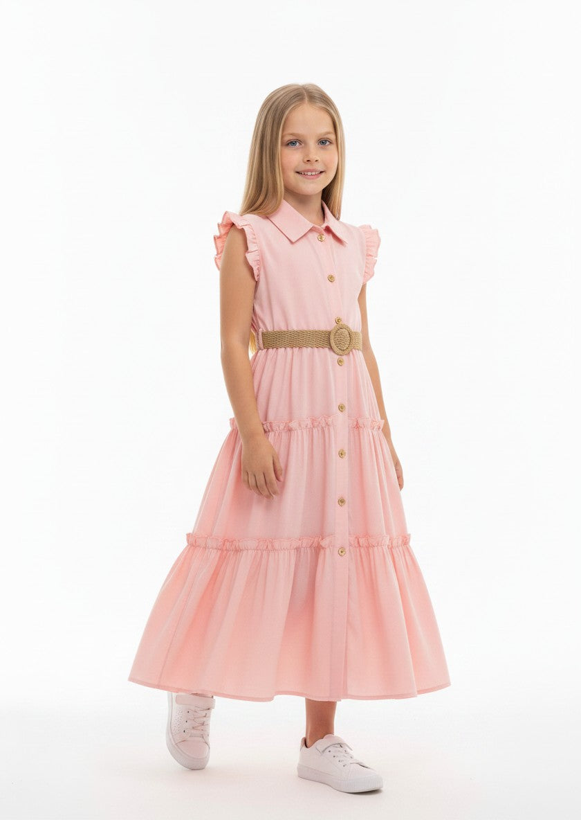 Summer Breeze Ruffled Tiered Dress