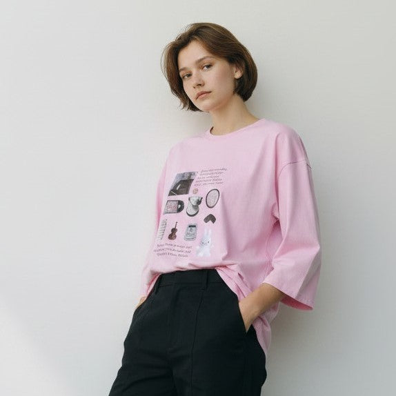 The 'Artsy Journal' Oversized Pullover