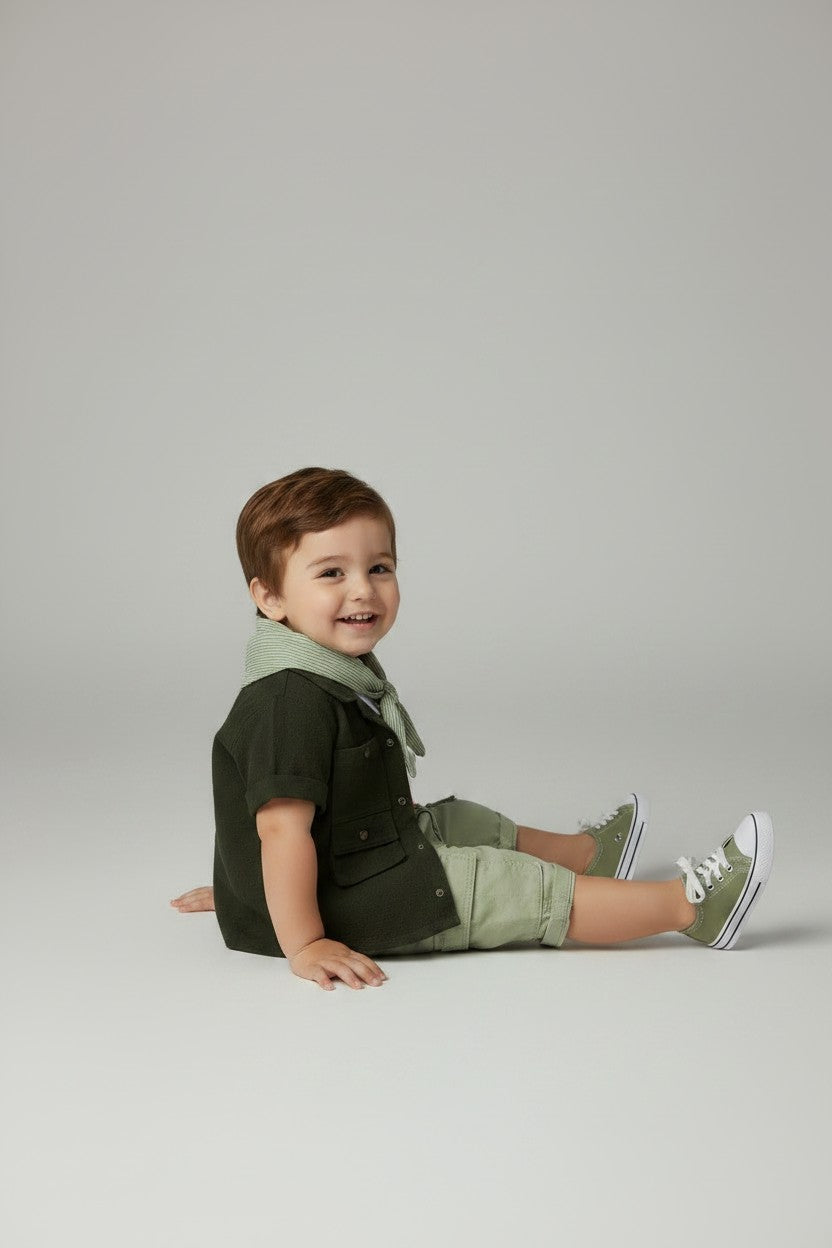 Little Adventurer Safari Green Cargo Set