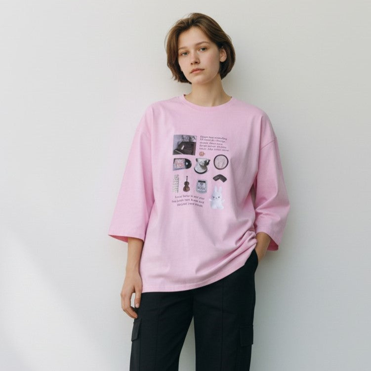 The 'Artsy Journal' Oversized Pullover