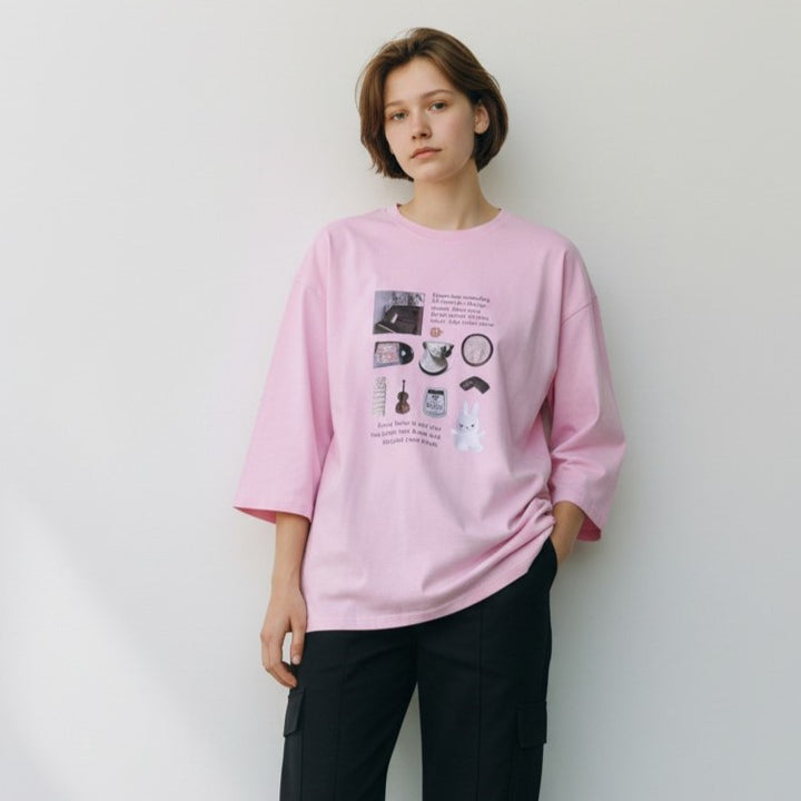 The 'Artsy Journal' Oversized Pullover