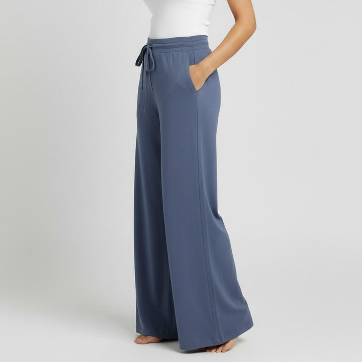CloudComfort Knit Wide-Leg Lounge Pants