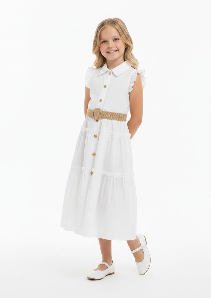 Summer Breeze Ruffled Tiered Dress