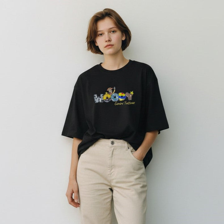 Retro Toy Story Inspired Drop-Shoulder Tee