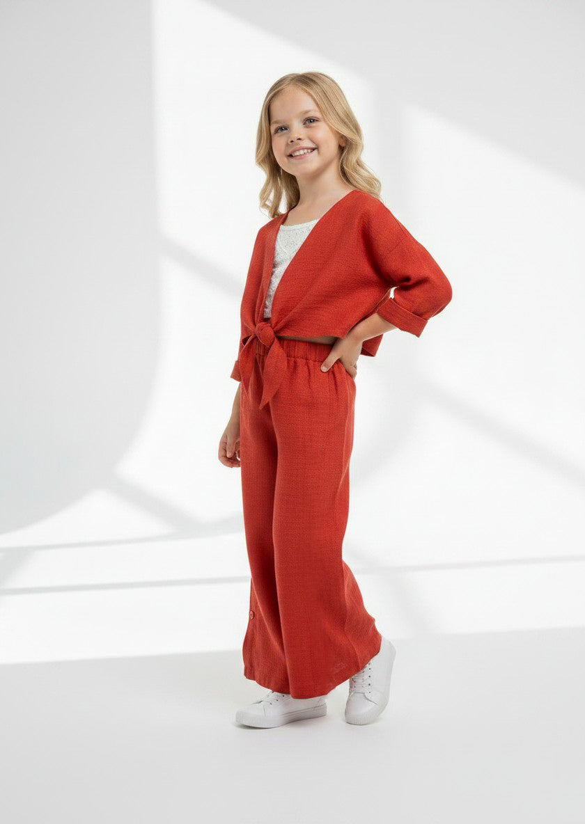 Summer Breeze Crinkle Textured 3-Piece Co-Ord Set