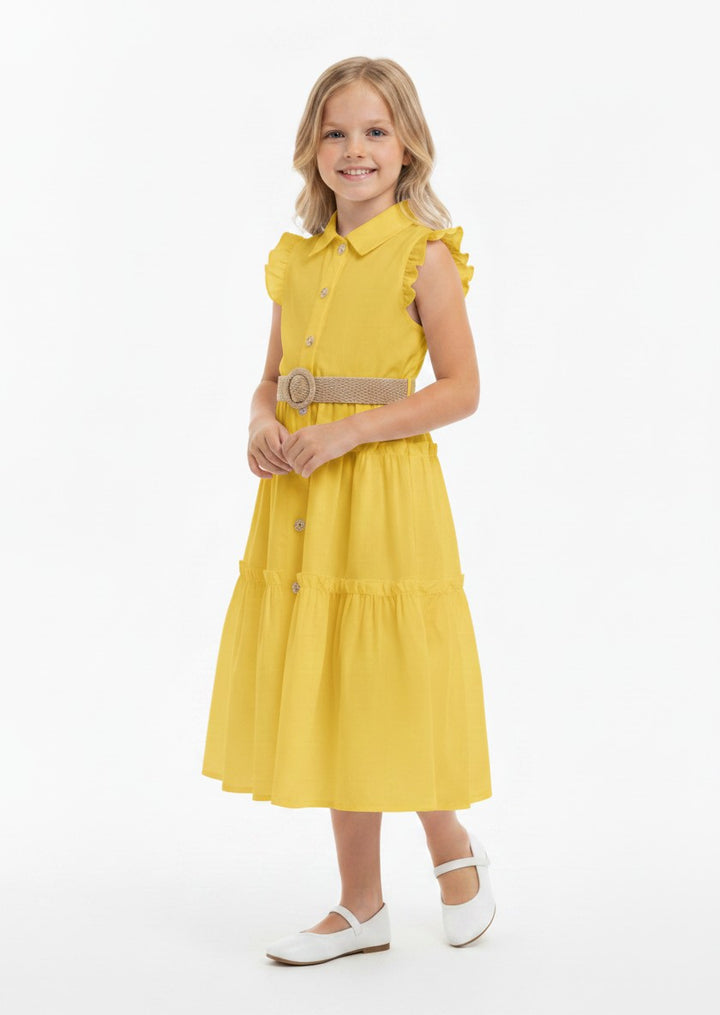 Summer Breeze Ruffled Tiered Dress