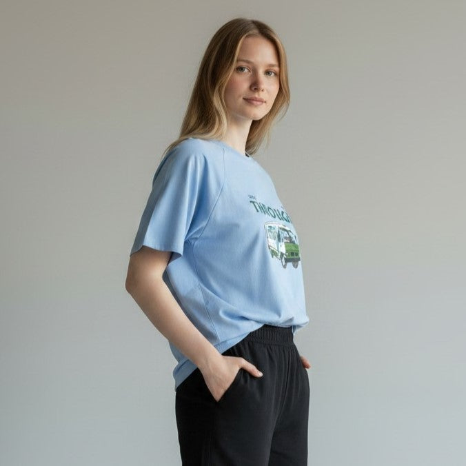"Through" Graphic Oversized T-Shirt
