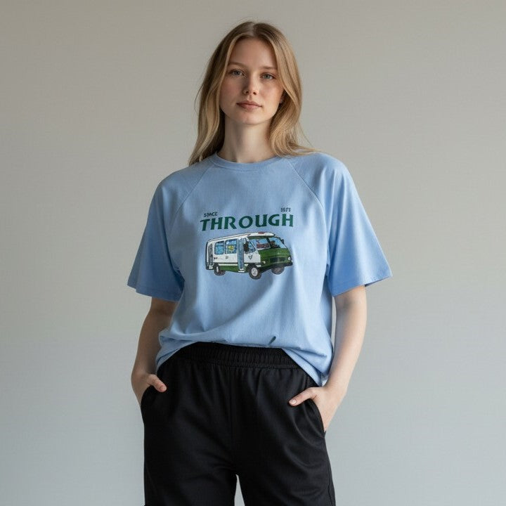 "Through" Graphic Oversized T-Shirt