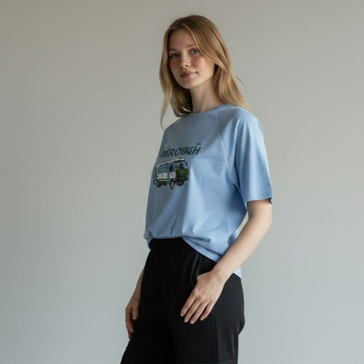 "Through" Graphic Oversized T-Shirt