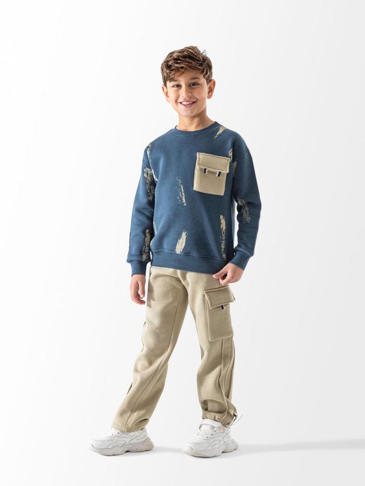 Pocket Style Sweat Training Suit