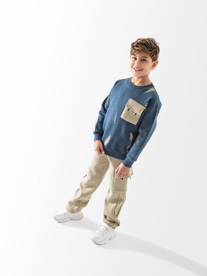 Pocket Style Sweat Training Suit