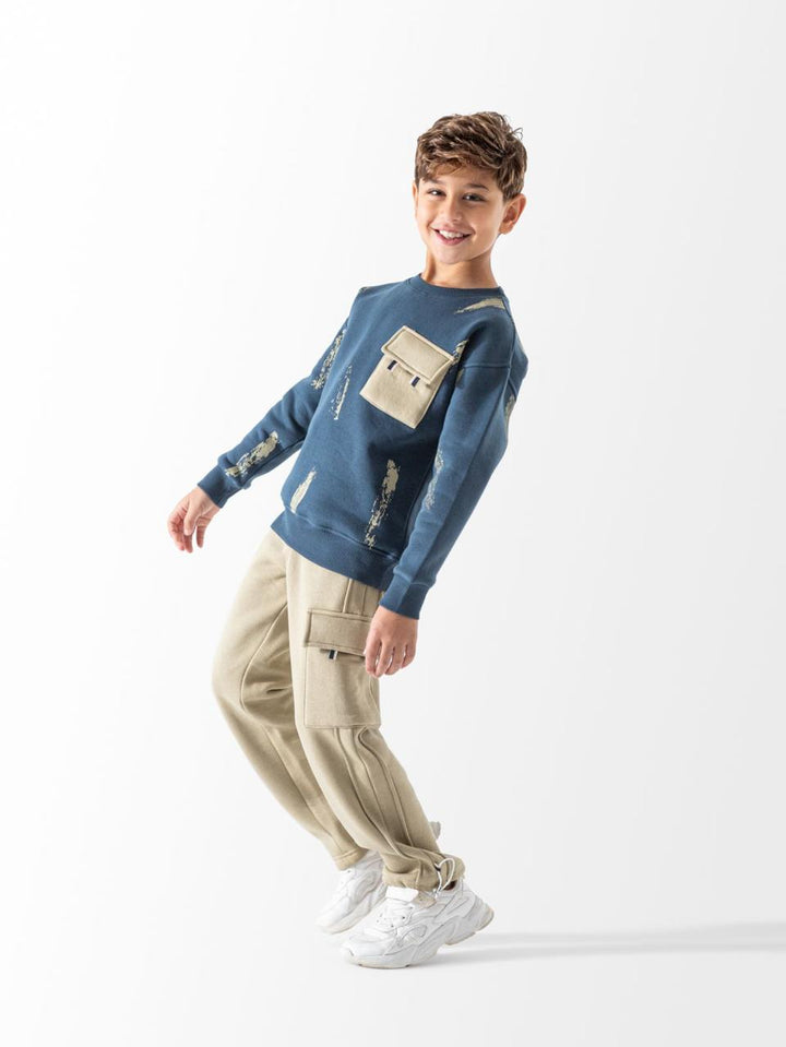 Pocket Style Sweat Training Suit